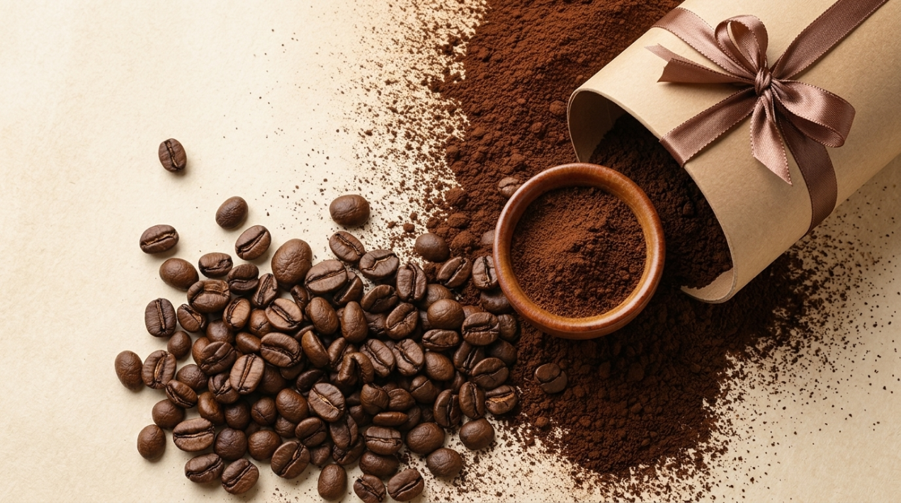 Coffee beans for tasting